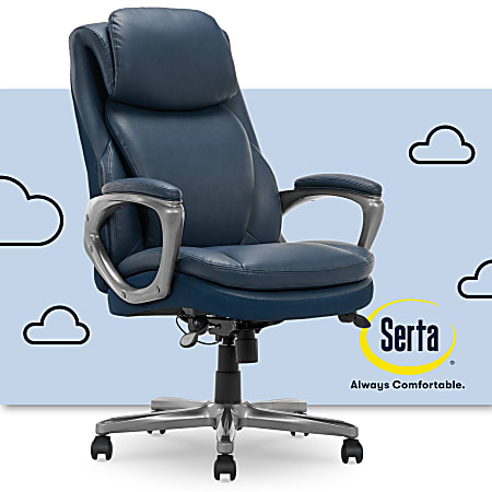 Serta Smart Layers Arlington AIR Ergonomic Bonded Leather High