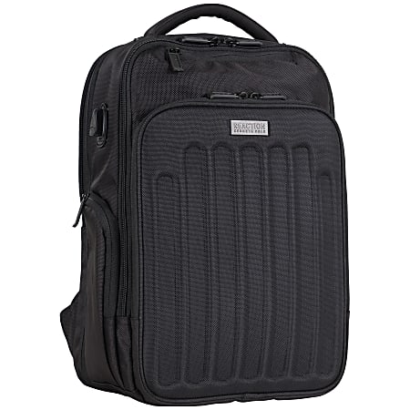 Kenneth Cole Reaction Backpack With 15.6 Laptop Pocket Black - Office Depot