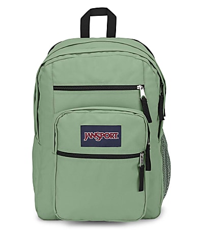 Jansport big student backpack grey hot sale