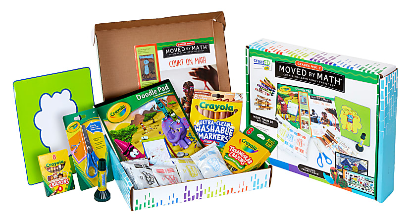 Crayola CreatED Math Family Engagement Kit, Preschool - Grade 2