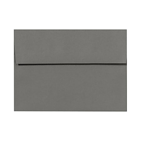 LUX Invitation Envelopes, A9, Peel & Press Closure, Smoke Gray, Pack Of 250