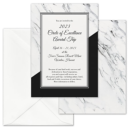 Custom Full Color Save The Date Announcements With Envelopes 7 x 5 Flirty  Date Box Of 25 Cards - Office Depot