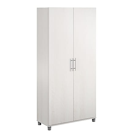 Ameriwood Home SystemBuild Kendall Storage Cabinet 2 Drawers 3 Shelves  White - Office Depot