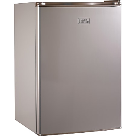 Black+Decker BCRK25W Refrigerator/Freezer, 2.5 Cu Ft, Black