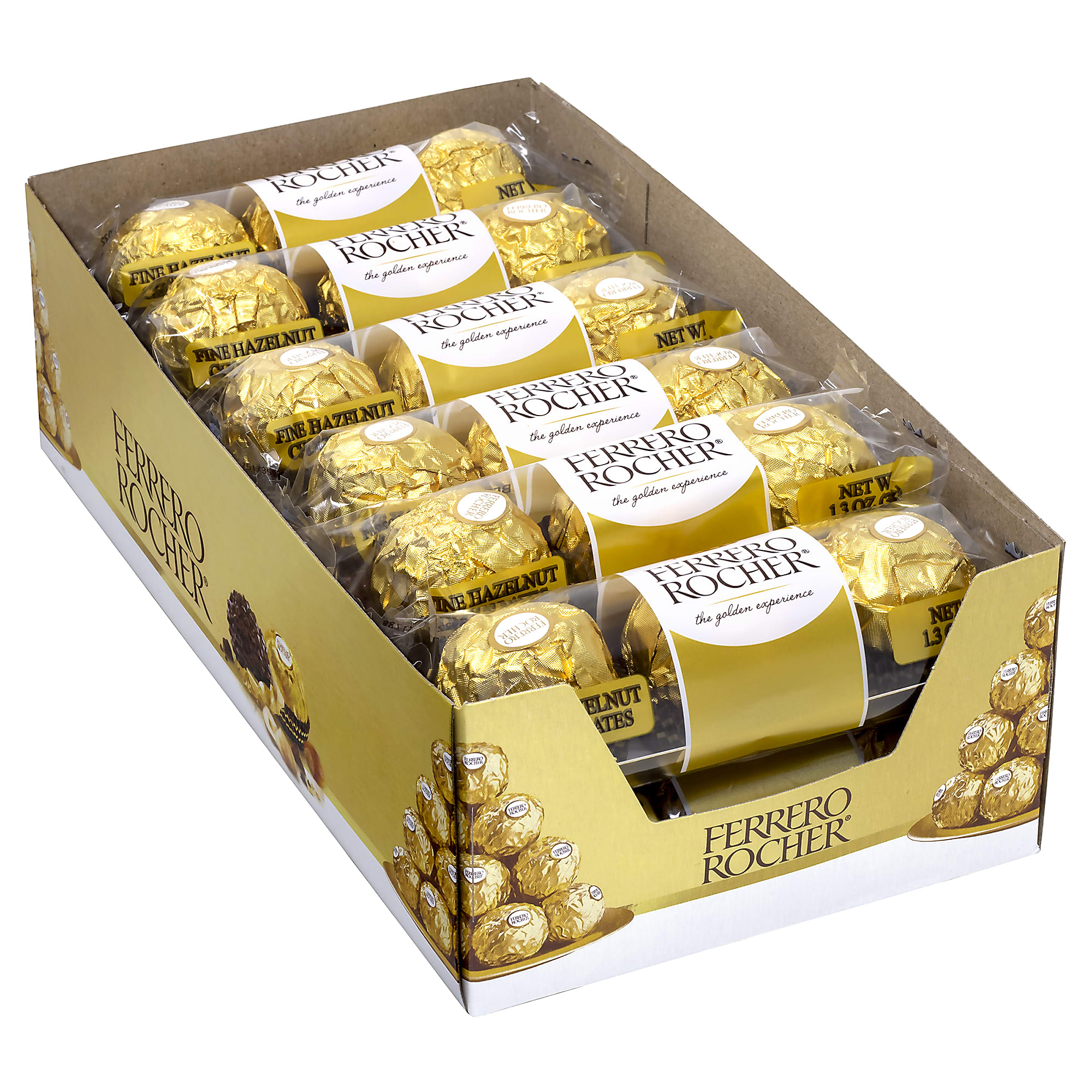 24-Pack of 3-Count Ferrero Rocher Fine Hazelnut Milk Chocolates