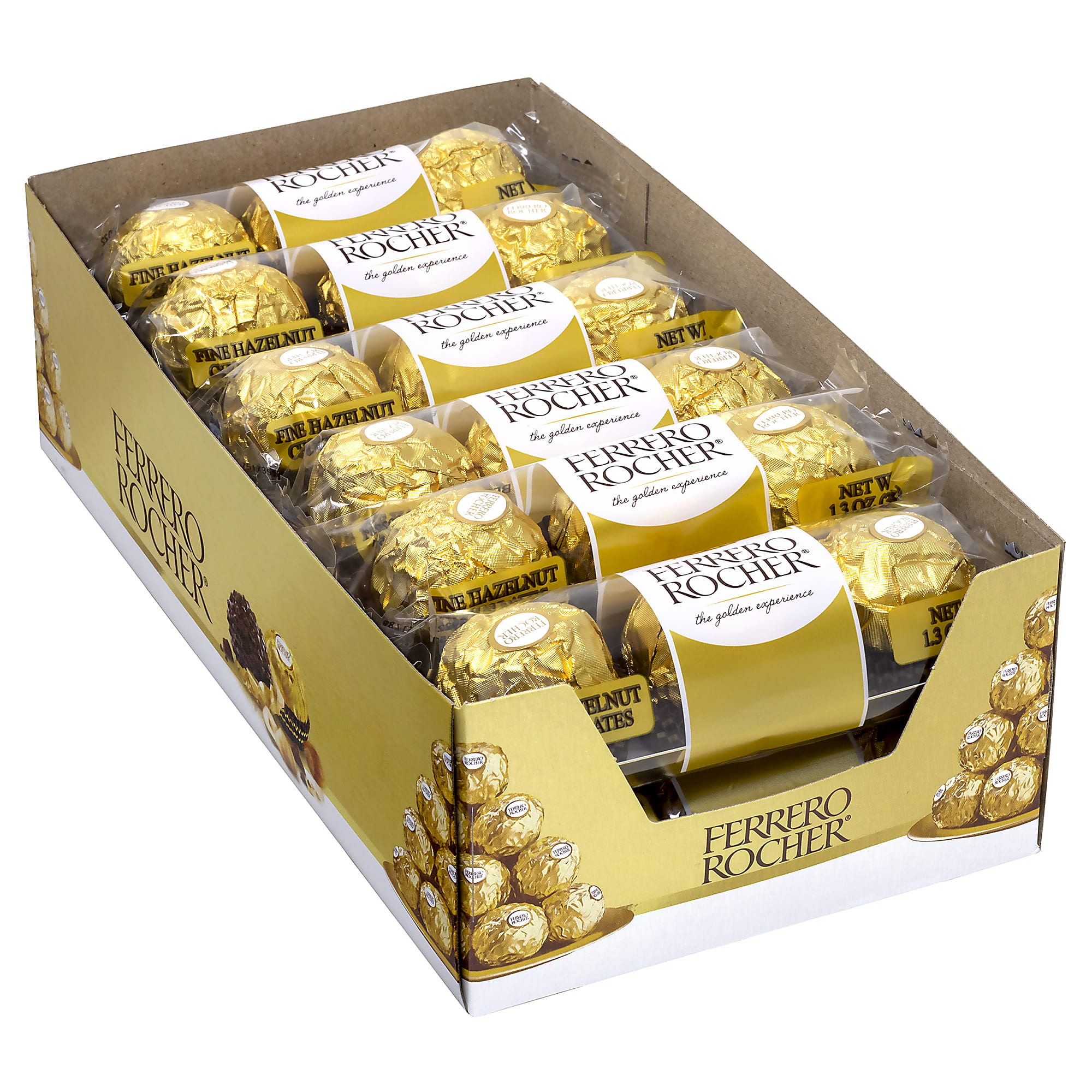 24Pack of 3Count Ferrero Rocher Fine Hazelnut Milk Chocolates only