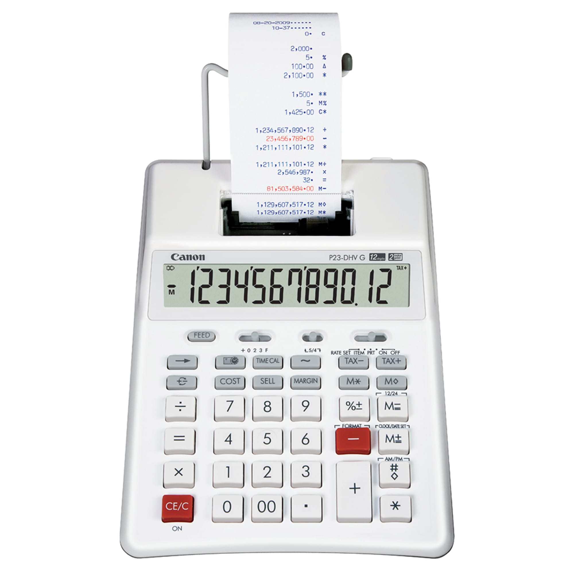 2 Pack Canon P23 Dh V Calculator Ink Roller Black And Red P23dhv Pos Printer Ribbons Paper Business Industrial Sidra Hospital