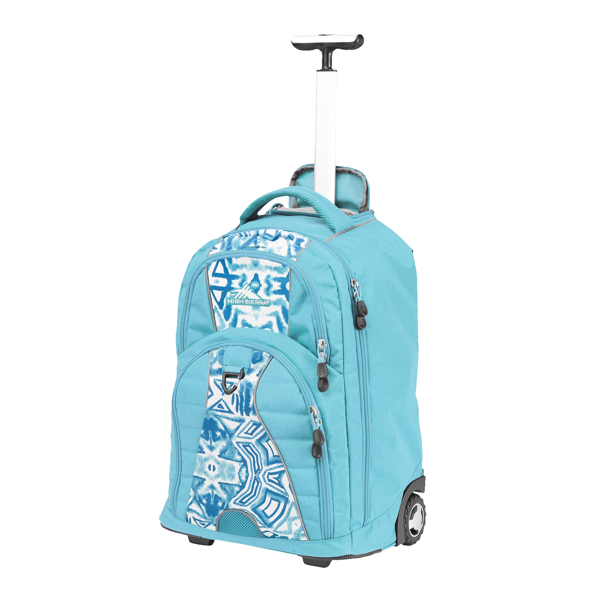 high sierra freewheel rolling backpack