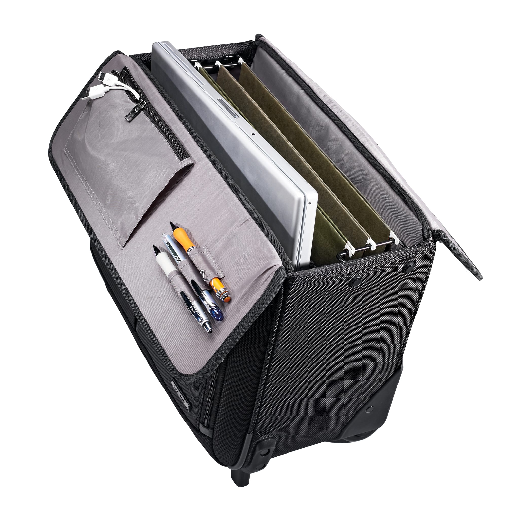 samsonite wheeled catalog case