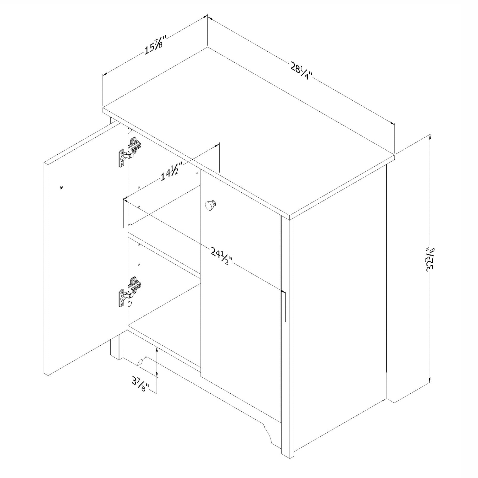 south shore vito changing table