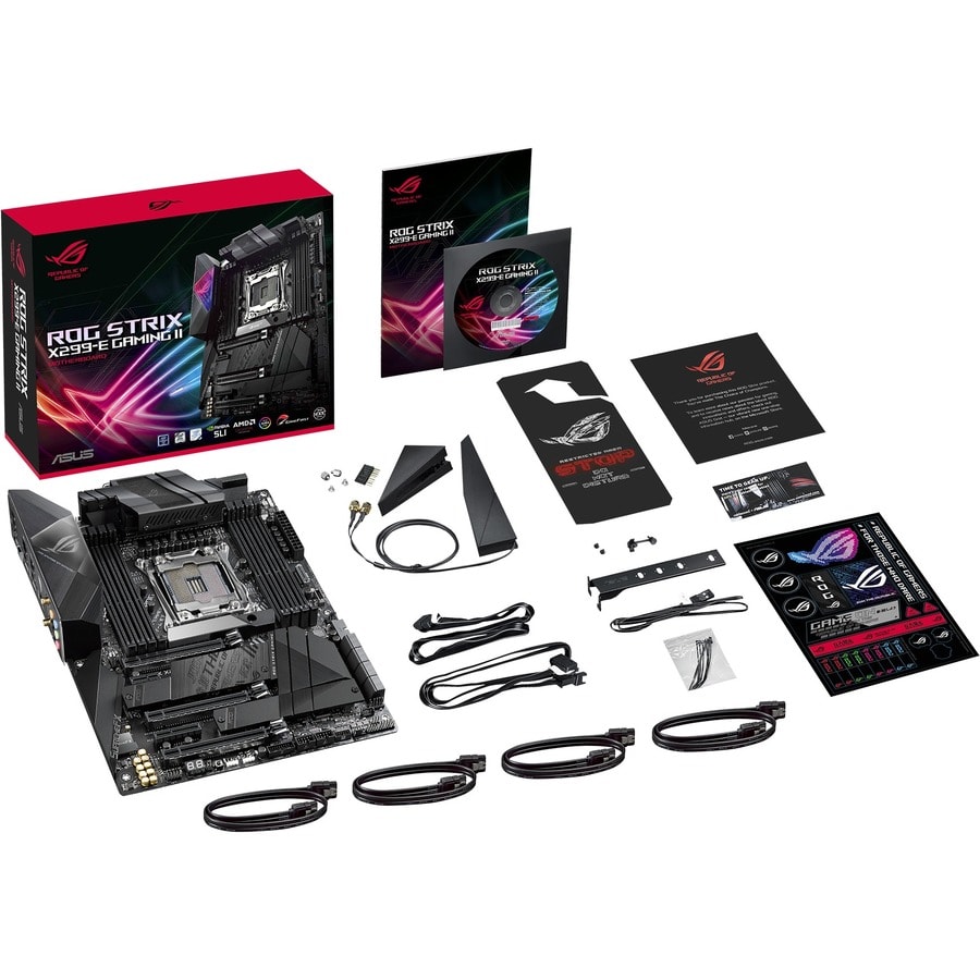 Asus Rog Strix X299 E Gaming Ii X299 Lga 2066 Atx Motherboard Avadirect