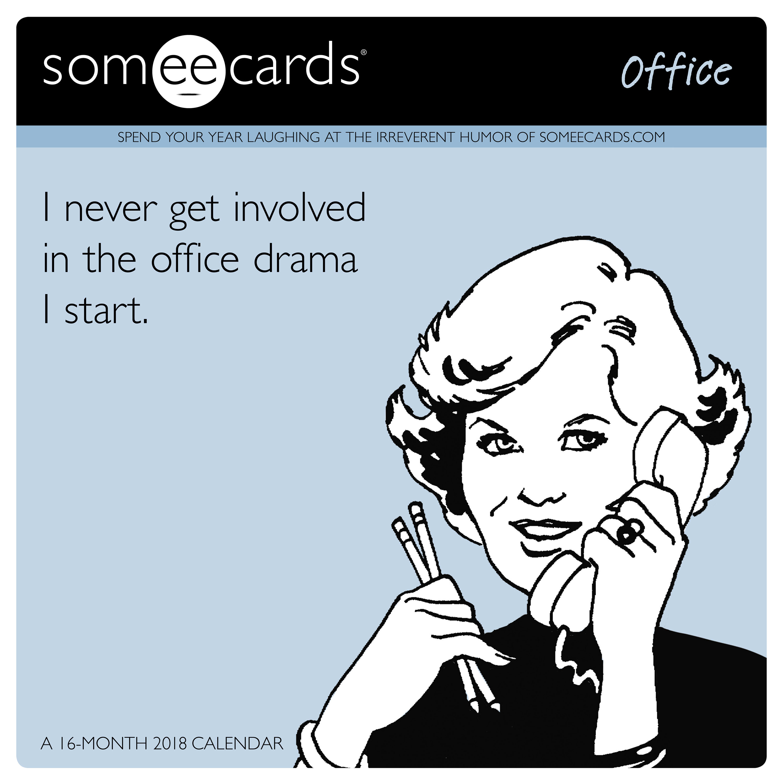 Someecards Office Wall Calendar Calendars Com