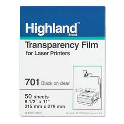 transparency film for laser printers
