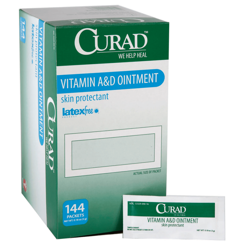 CURAD® A&D Ointment, 0.18 Oz Packets, Box Of