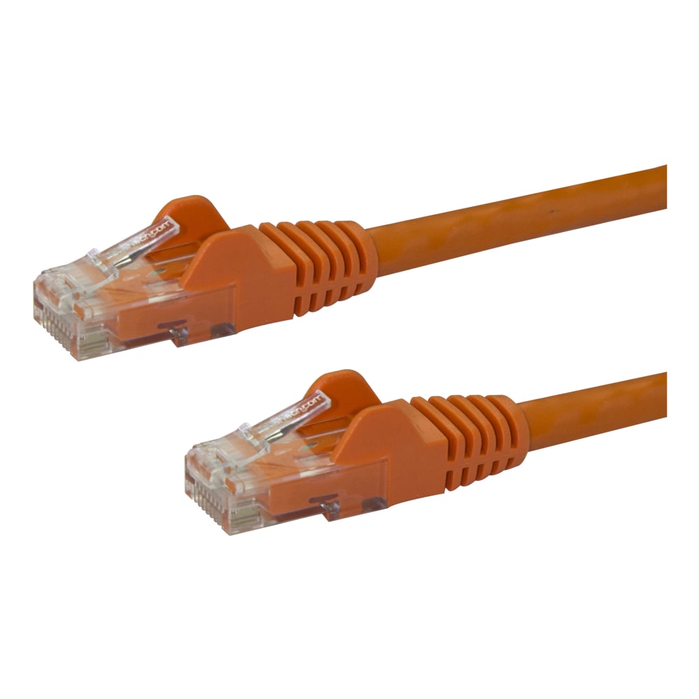 StarTech.com 15ft CAT6 Ethernet Cable - Orange Snagless