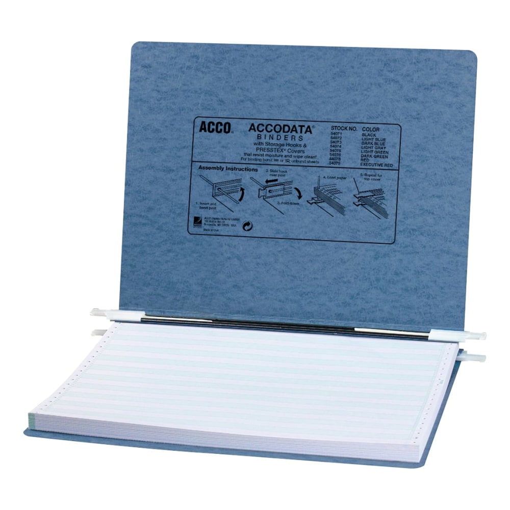 Wilson Jones® Presstex® Data Binder With Retractable Hooks,