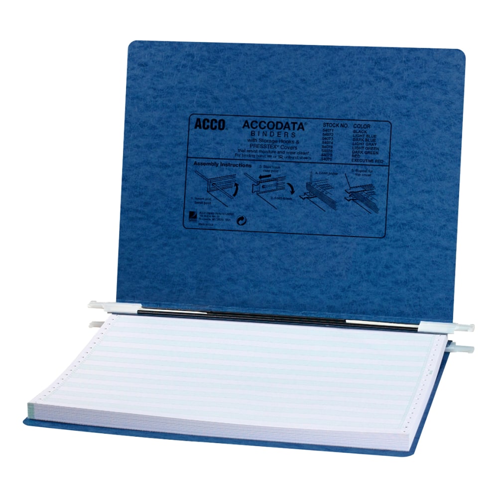 Wilson Jones® Presstex® Data Binder With Retractable Hooks,