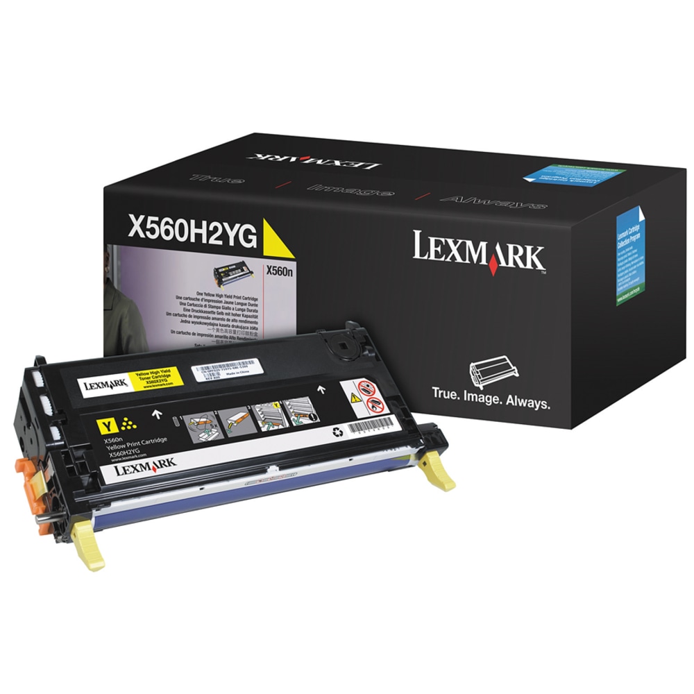 Lexmark™ X560H2YG Yellow High Yield Toner Cartridge