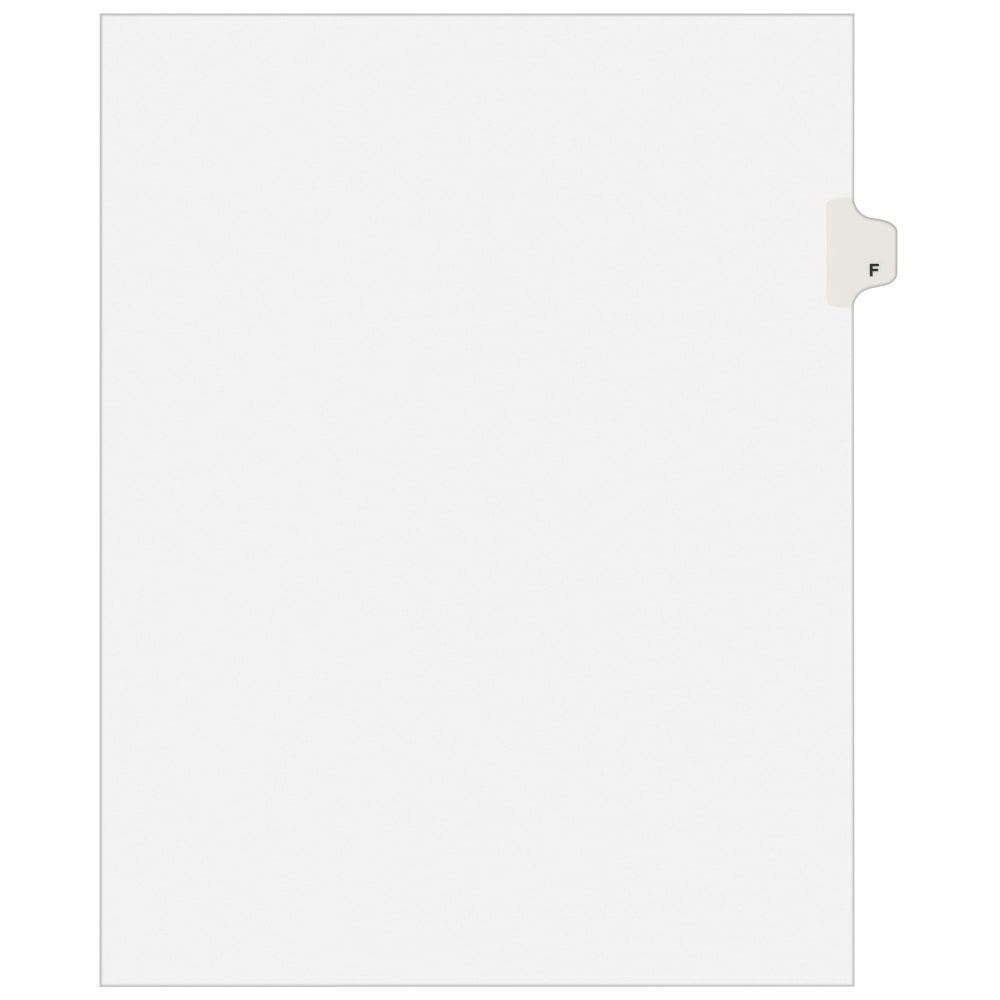 Avery® 30% Recycled Side-Tab Legal Exhibit Dividers, Tab