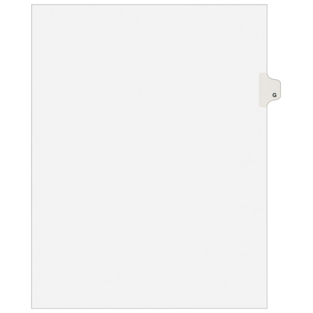 Avery® 30% Recycled Side-Tab Legal Exhibit Dividers, Tab