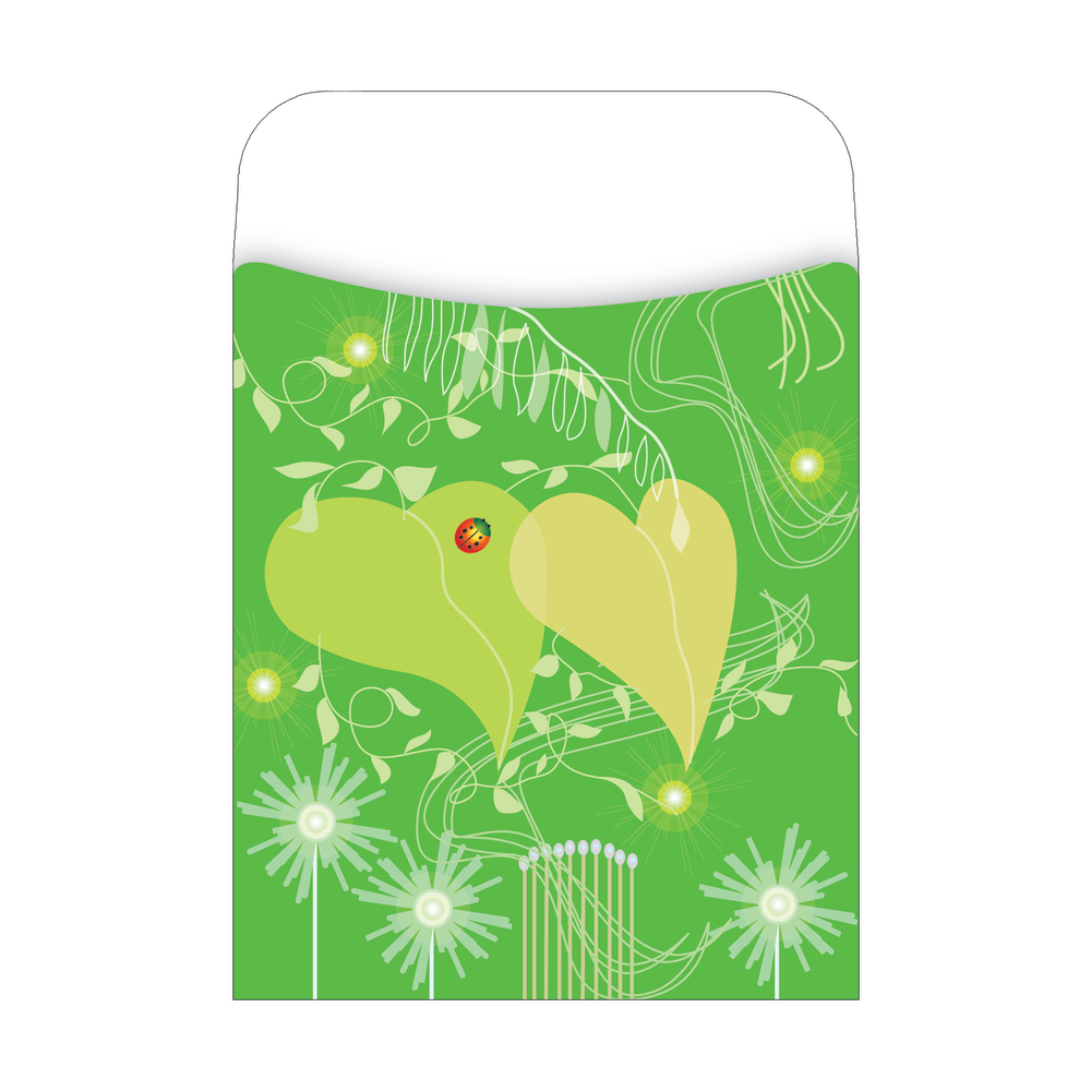 Barker Creek Peel & Stick Library Pockets, 3
