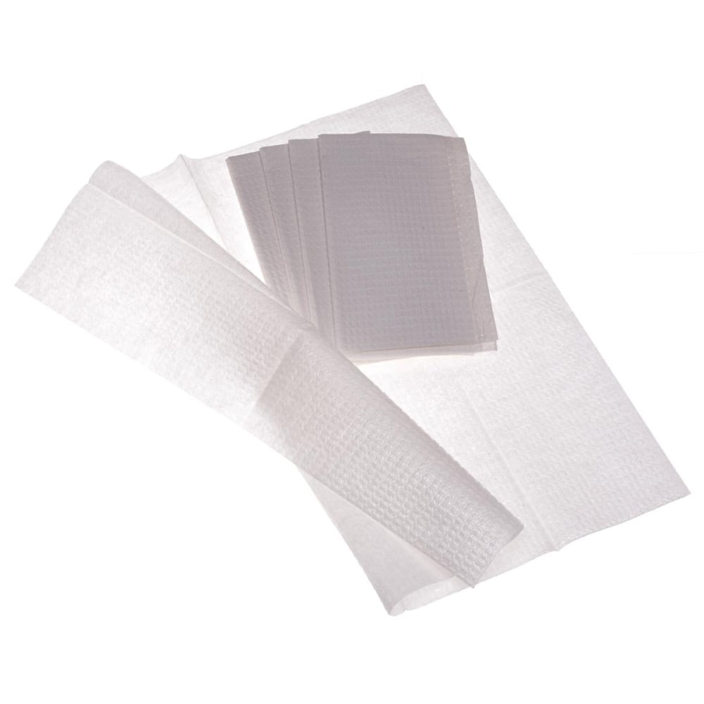 Medline 2-Ply Tissue/Poly Professional Towels, 17" x