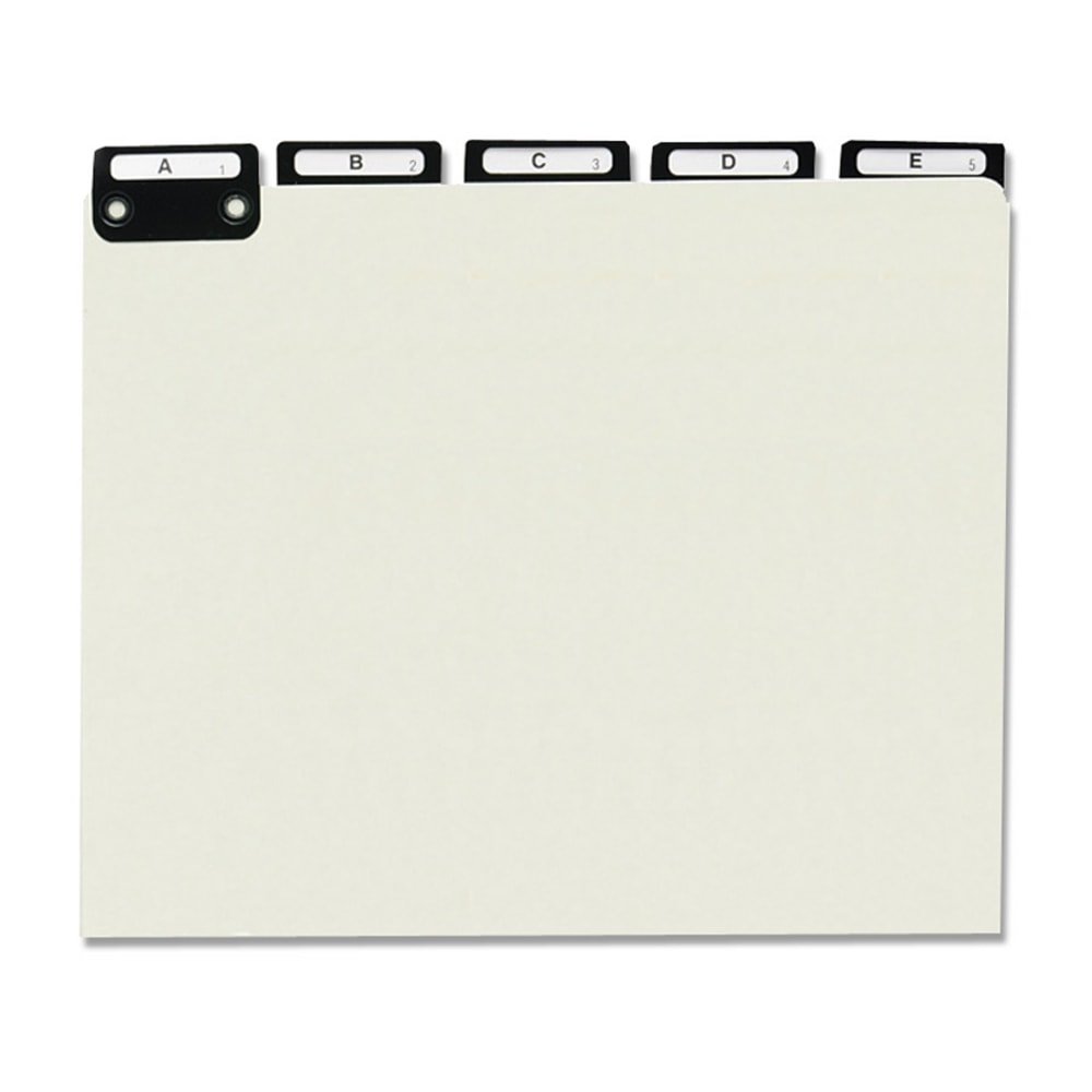 Smead® Pressboard Alphabetic File Guides With Metal Tabs,