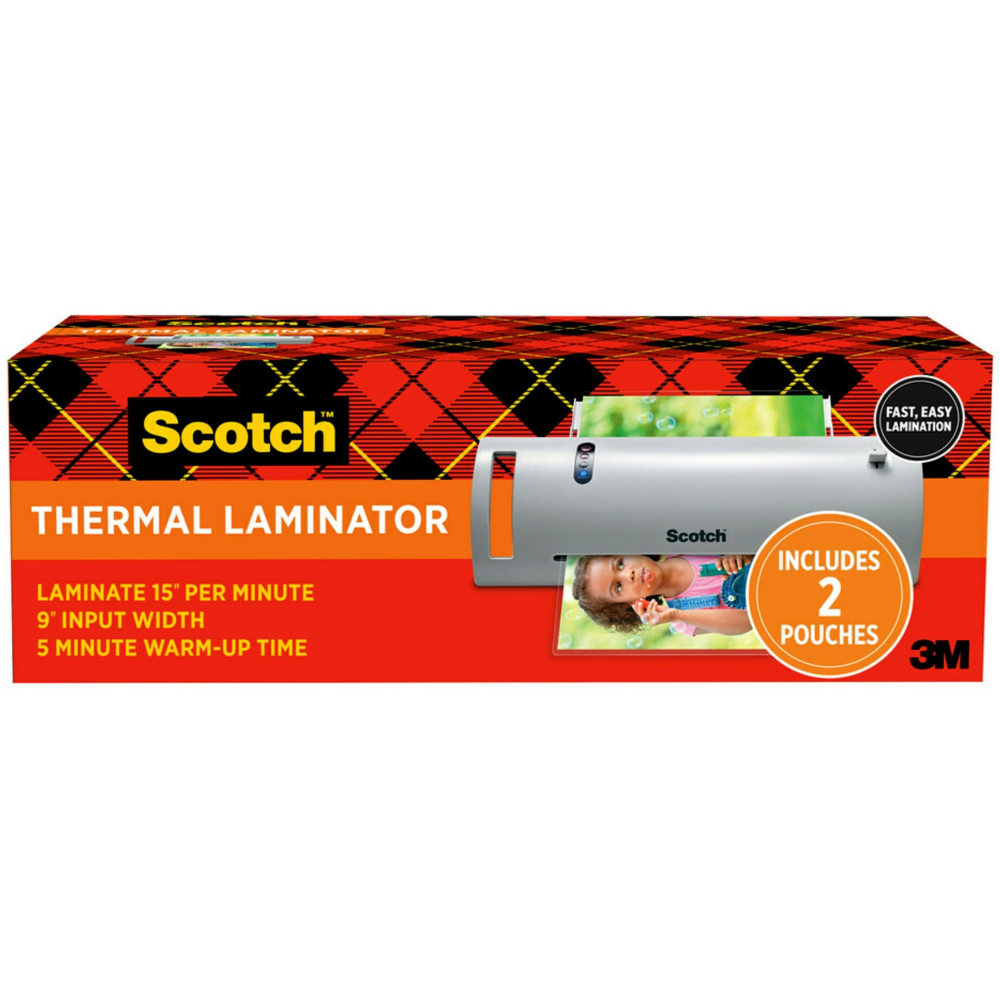 Scotch® Thermal Laminating Combo Pack, 1 Thermal Laminator