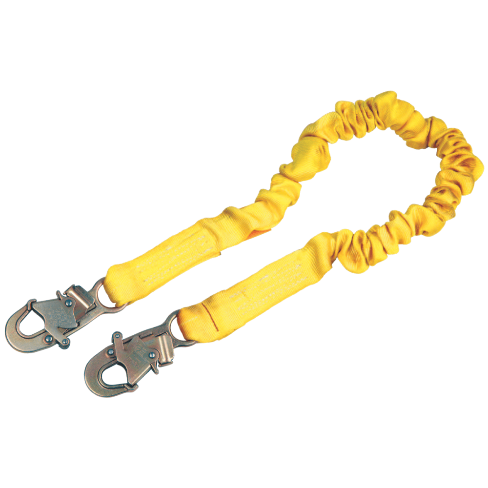 ShockWave2 Shock Absorbing Lanyard, 6 1/4 in, Self-Locking