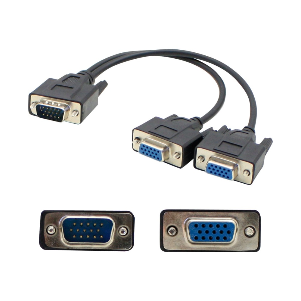 AddOn 8in VGA Splitter Cable - VGA splitter