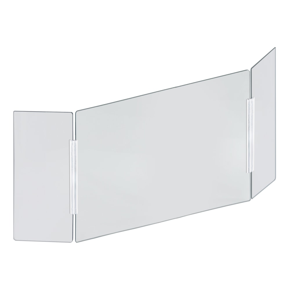 Azar Displays Cashier Shield, 62" x 30", Clear