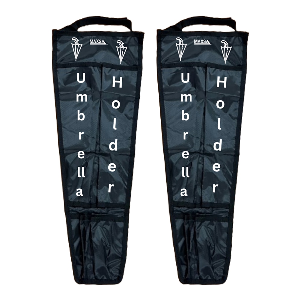 MAXSA® Innovations Auto Umbrella Holder, Black, 2-Pack