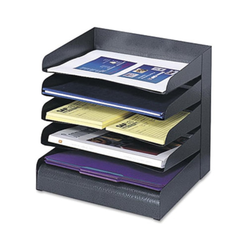 Safco® Steel Desk Tray Sorter, 5 Shelf, 11