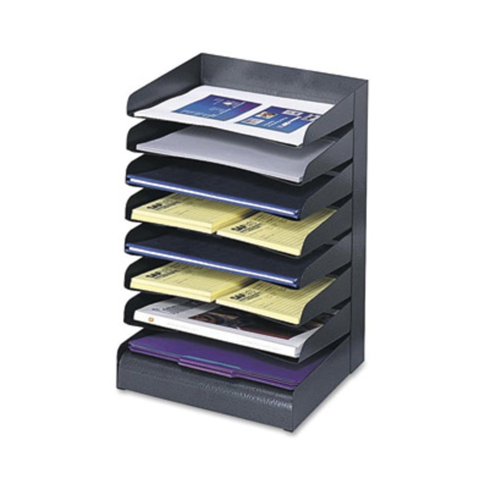 Safco® Steel Desk Tray Sorter, 8 Shelf, 17