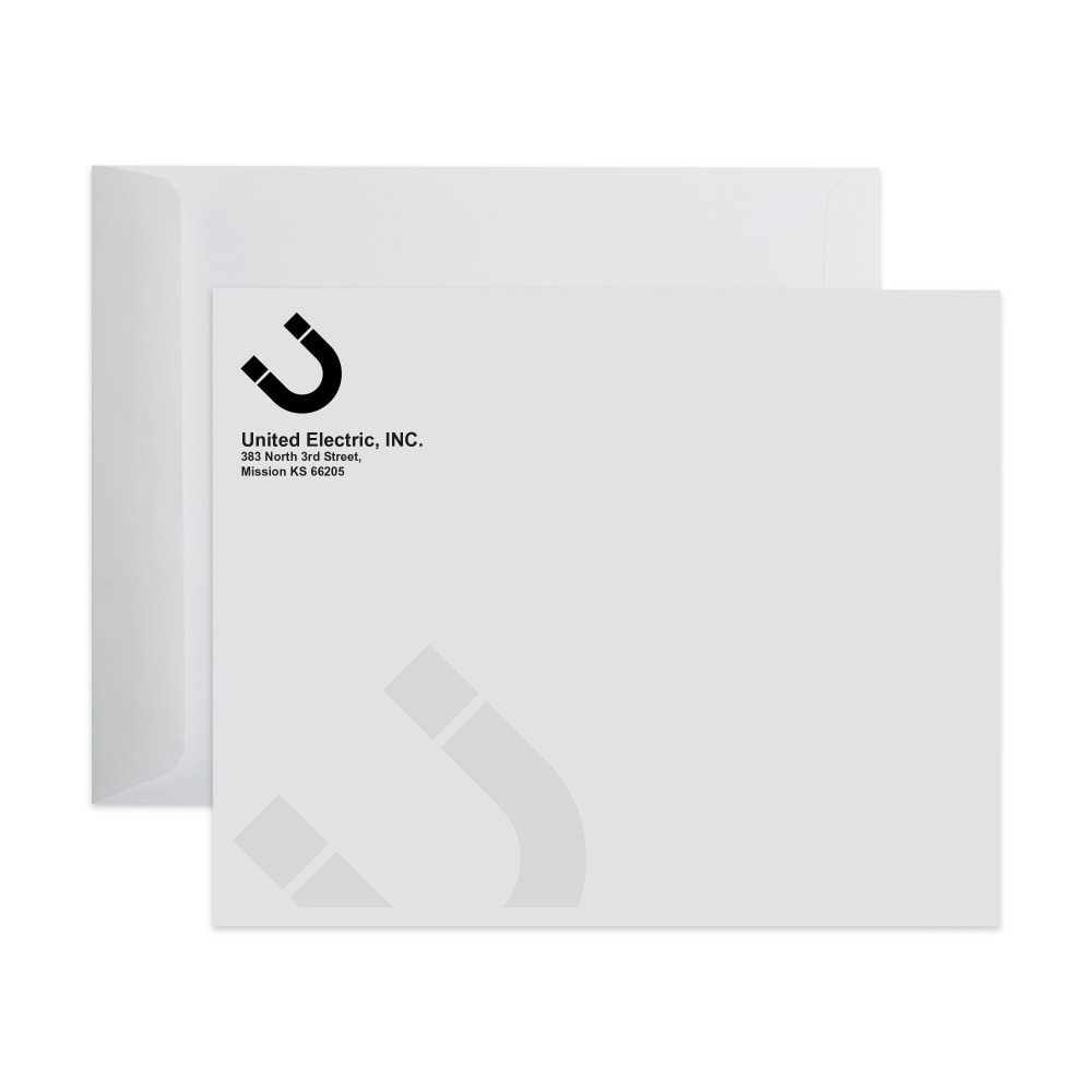 Gummed Seal, White Wove Open End Catalog Mailing