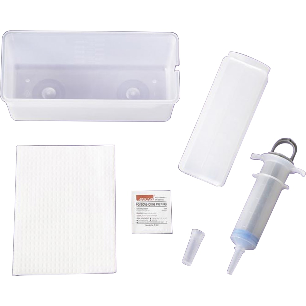 Medline Sterile Piston Irrigation Syringe Trays, Pack Of