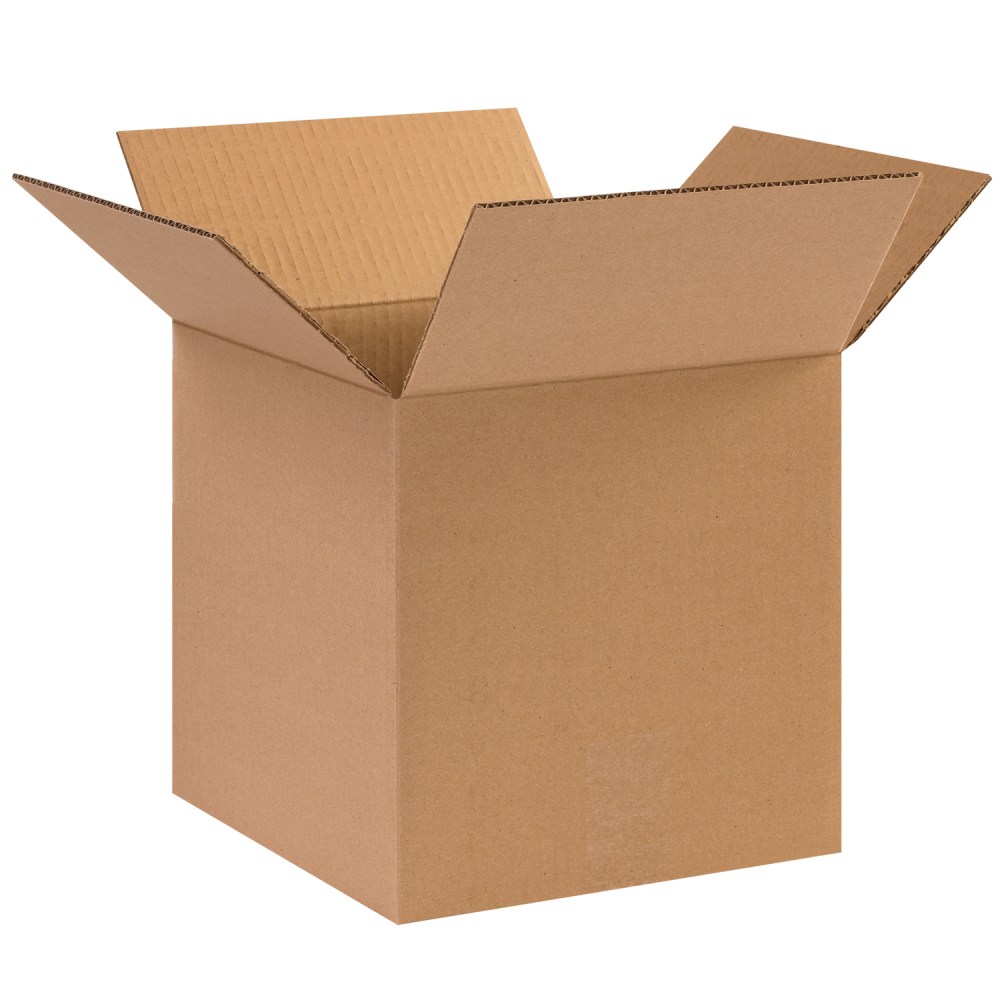 Partners Brand Corrugated Cube Boxes, 10" x 10"