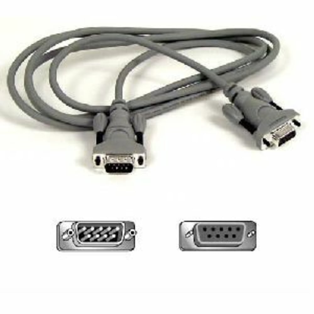 Belkin Serial Extension Cable - DB-9 Male Serial