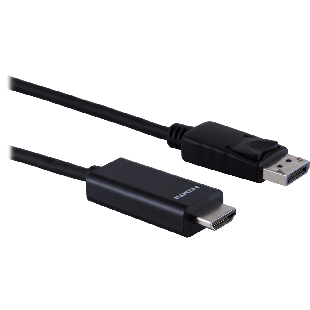 Ativa® DisplayPort to HDMI Cable, 6&#x27;, Black, 36546