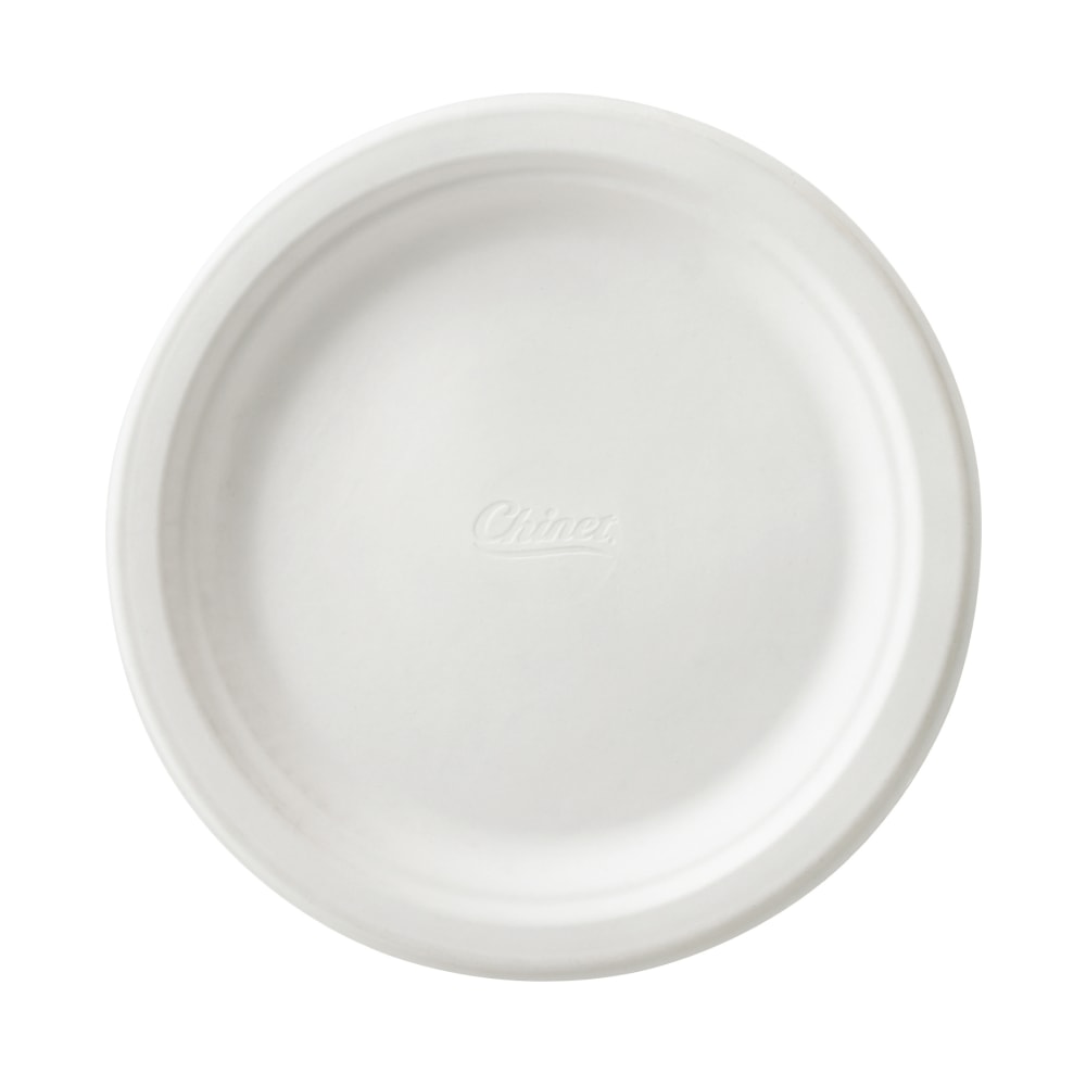 Chinet Round Paper Dinnerware, 6" Diameter, 100% Recycled,