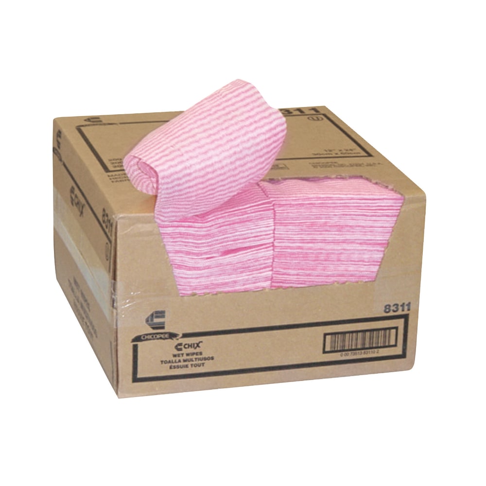 Chicopee Chix Food Service Wet Wipes, 11 1/2"