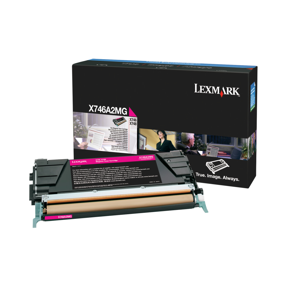 Lexmark Standard Yield Laser Toner Cartridge - Magenta