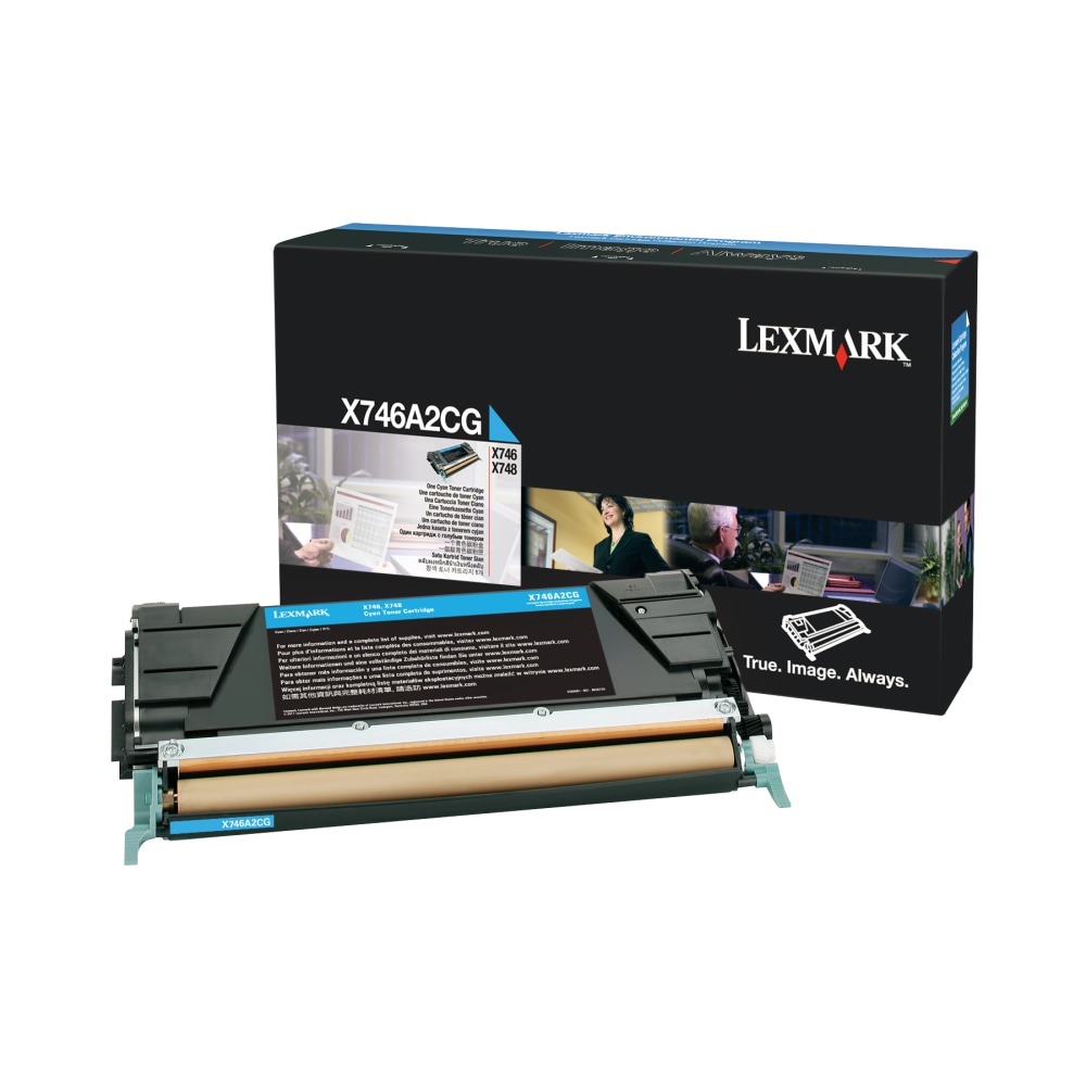 Lexmark Standard Yield Laser Toner Cartridge - Cyan