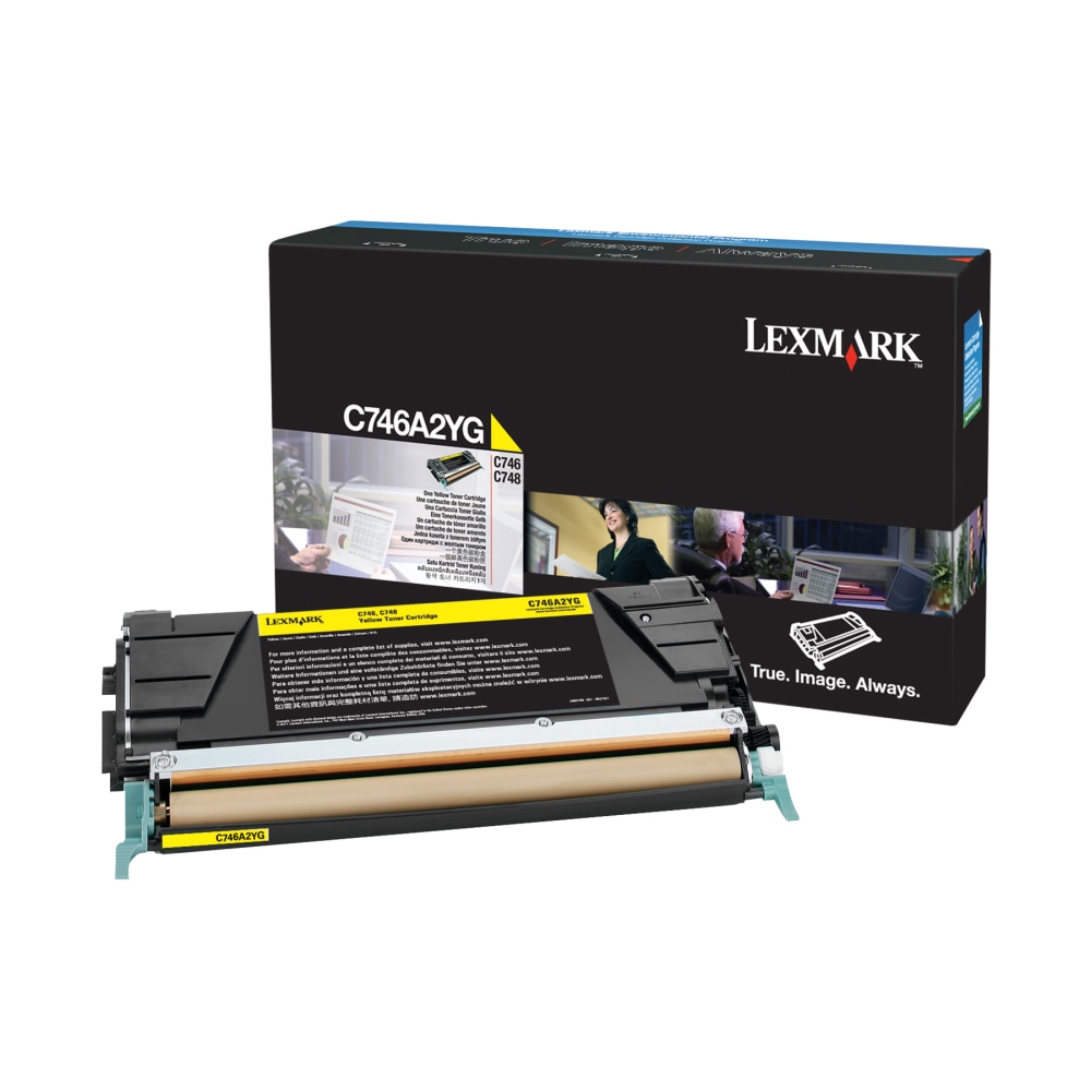 Lexmark Standard Yield Laser Toner Cartridge - Yellow