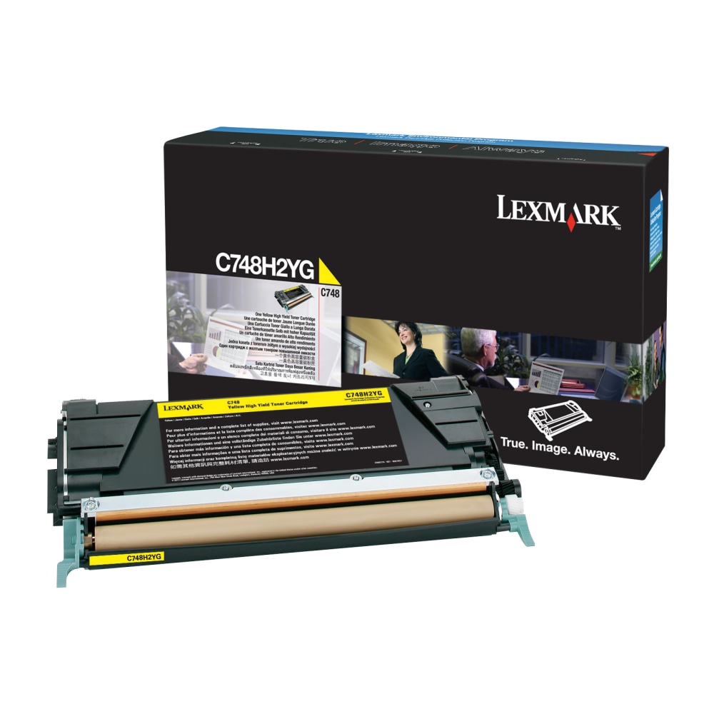 Lexmark C748 Yellow Hy Toner Ctg, C748H2Yg