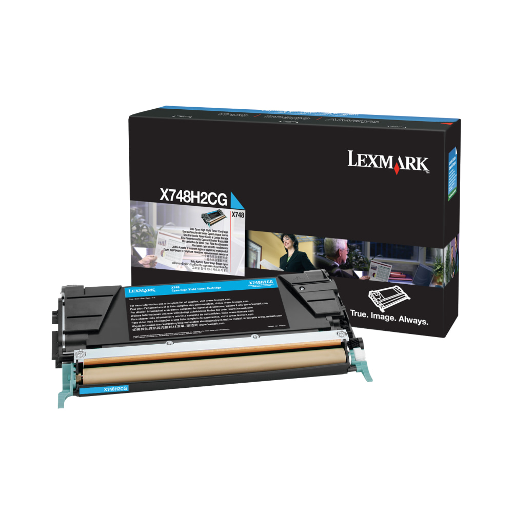 Lexmark High Yield Laser Toner Cartridge - Cyan