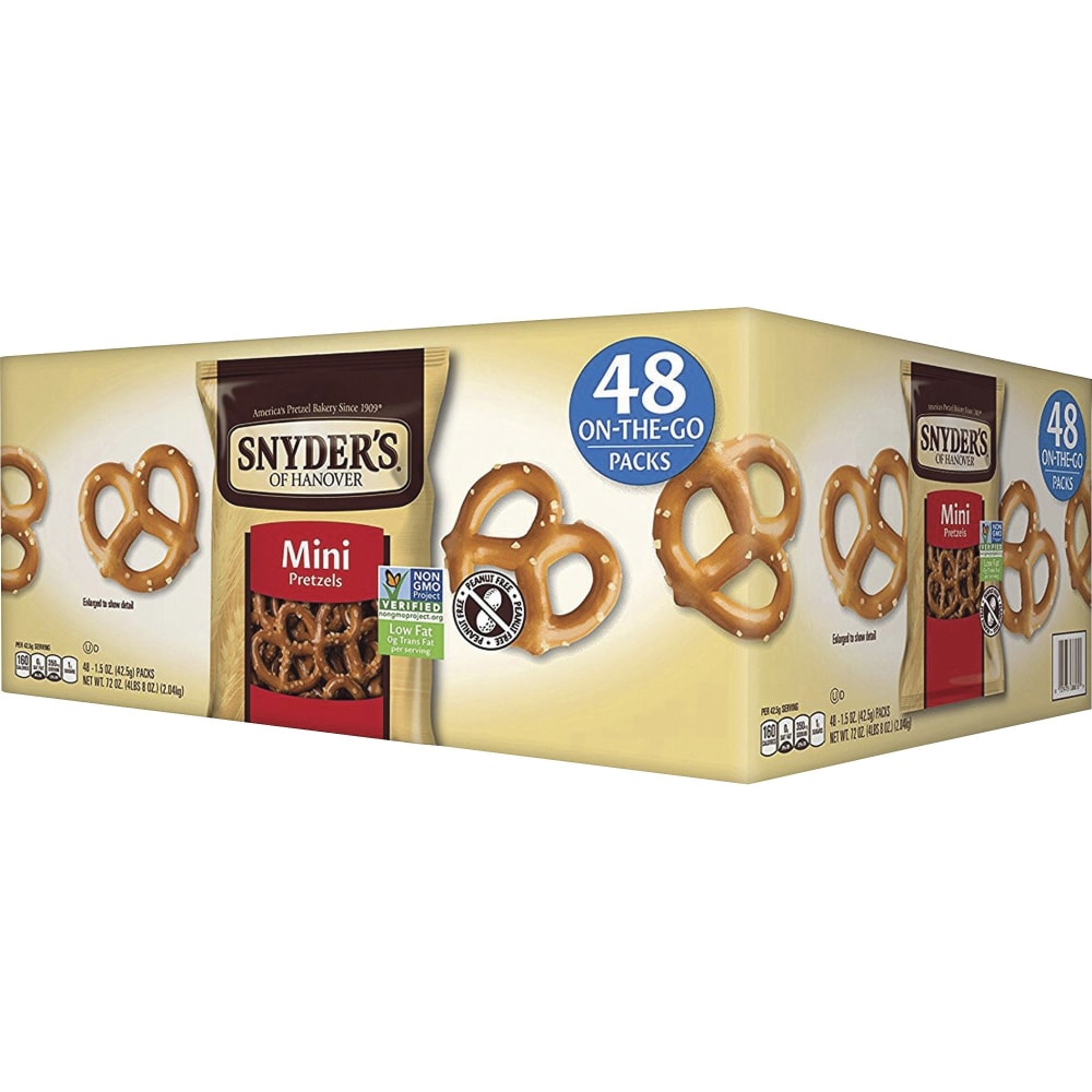 Snyder's® Fat-Free All-Natural Mini Pretzels, 1.5 Oz, Pack
