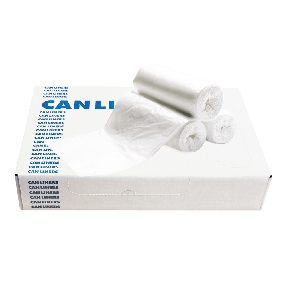 Boardwalk 0.4-mil Waste Can Liners, 24" x 23",
