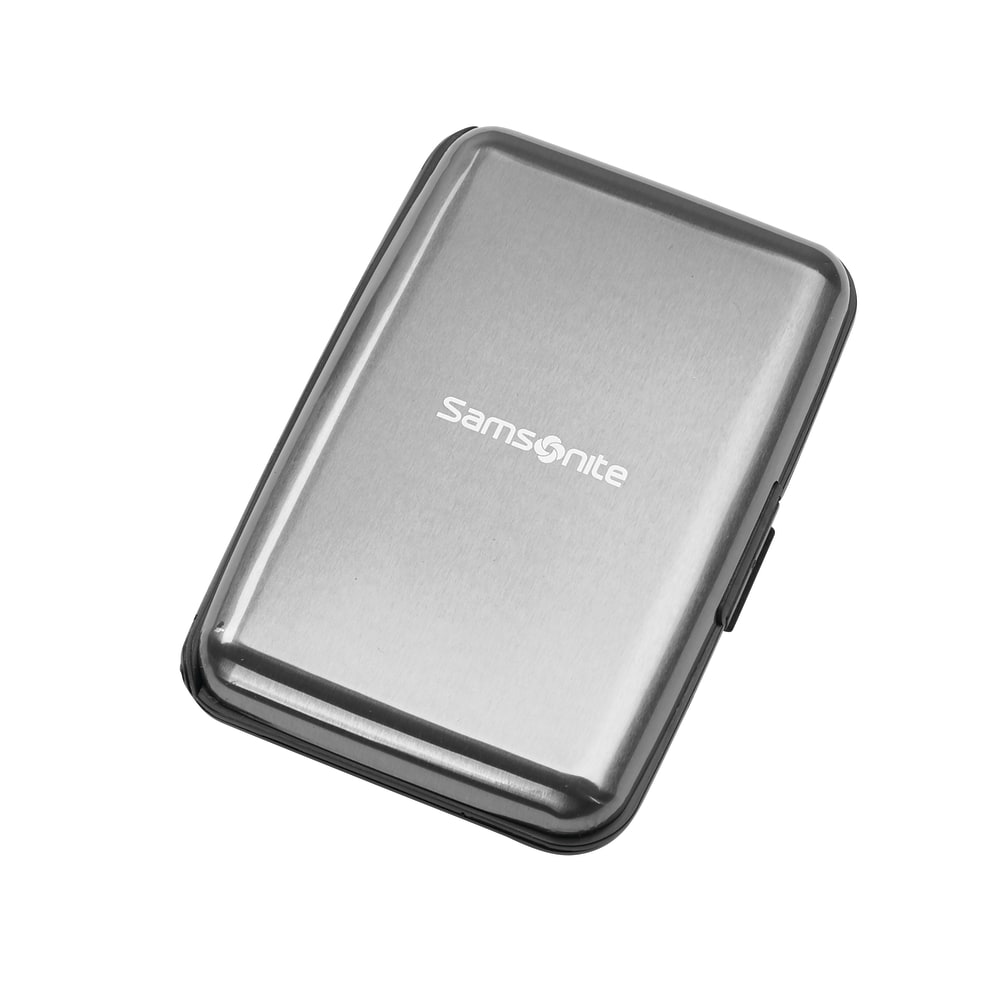 Samsonite®® Aluminum RFID Wallet, Gun Metal