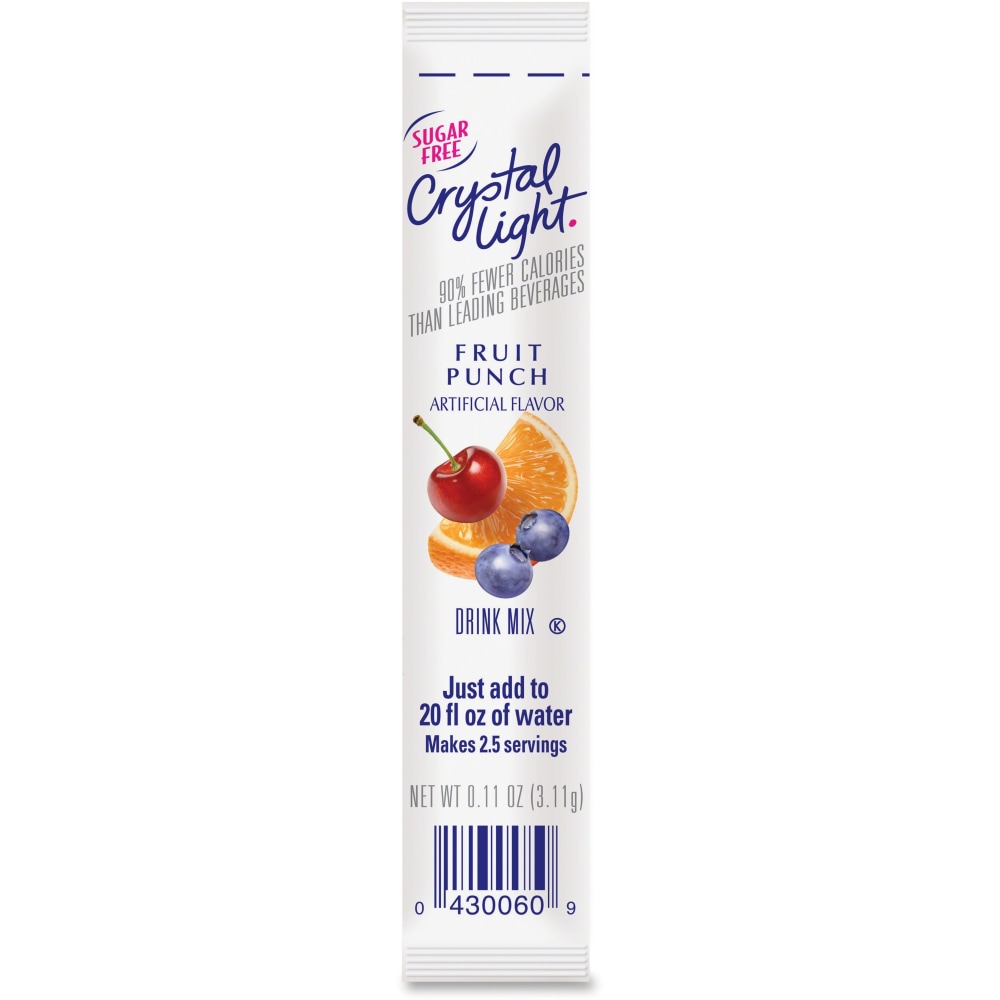 Crystal Light On-The-Go Fruit Punch Mix Sticks -